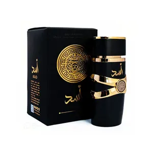 Hitam parfum pria parfum Arab Timur Tengah tahan lama Dubai parfum UEA semprotan tubuh aroma bagus 100ML grosir