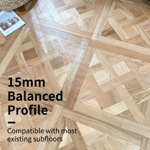 Hiện đại 600x600mm Versailles rắn gỗ sàn gỗ tự nhiên sồi Veneer nhiều lớp lõi ABCD bề mặt cho phòng tắm công viên - Product Image 5