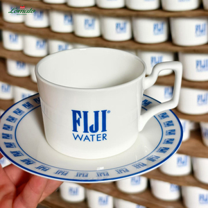 Bone <b>China</b> <b>Cup</b> <b>Saucer</b> Set Custom Logo for Hotel/Restaurant Bulk Purchase Espresso/Cappuccino/Hot Cocoa/Tea <b>Cups</b> Eco-Friendly - Product Image 5