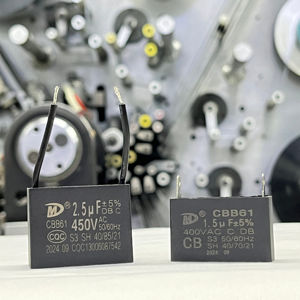 ตัวเก็บประจุ <span class=keywords><strong>Cbb61</strong></span>แบบไดอะแกรมสายไฟ<span class=keywords><strong>250VAC</strong></span> <span class=keywords><strong>50</strong></span> <span class=keywords><strong>60Hz</strong></span> - Product Image 1