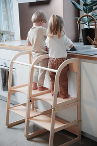 Muebles Montessori taburete plegable de madera torre de cocina para niños pequeños para decoración moderna o de granja - Product Image 5