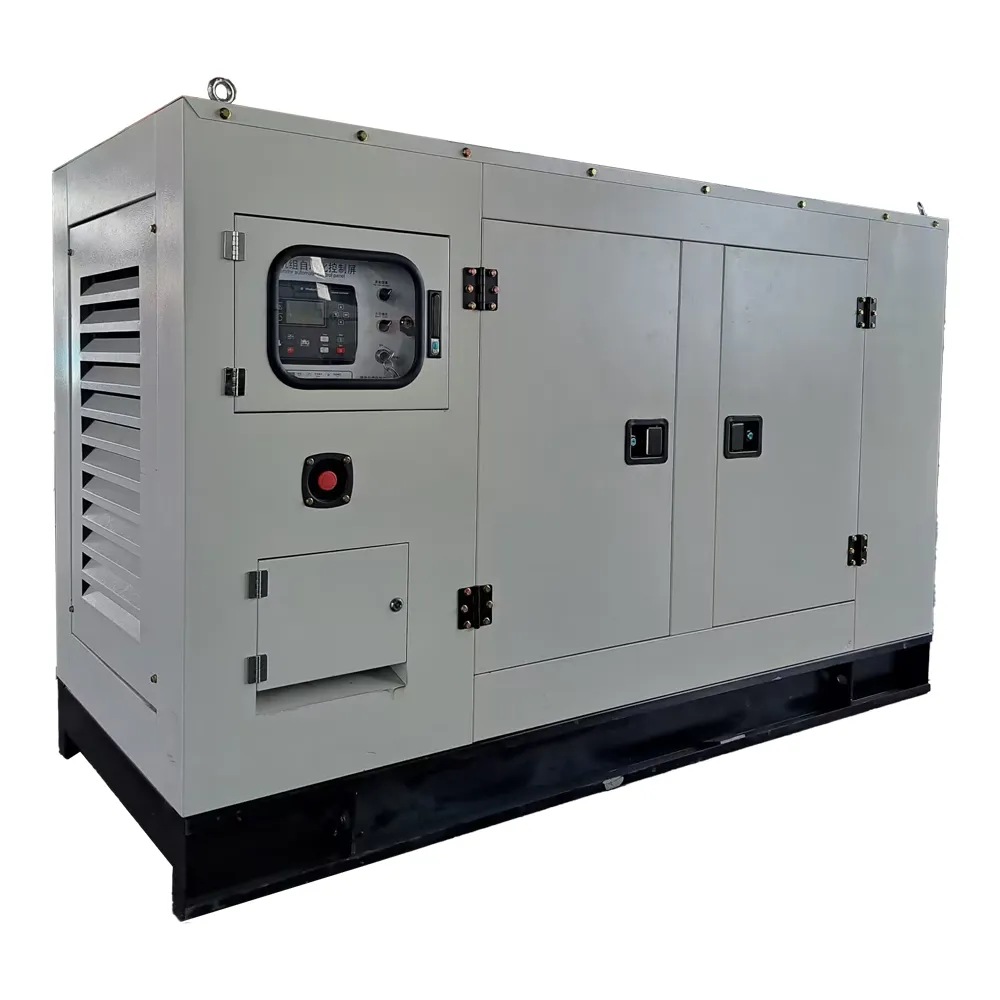 เครื่องกำเนิดไฟฟ้าแบบเงียบเครื่องผลิตจากประเทศจีนกลุ่ม37.5Kva 30KW เครื่องกำเนิดไฟฟ้าแบบจีน