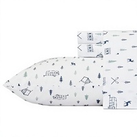 Ensemble de draps Eddie Bauer Campout 100% coton 200TC Fabriqué en Chine