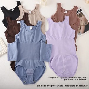 Shapers de <span class=keywords><strong>grande</strong></span> <span class=keywords><strong>taille</strong></span> pour femmes Corsets moulants pour le corps Combinaison de yoga avec rehaussement des fesses - Product Image 4