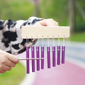 Carillon à vent portatif Orff à 8 notes, instrument de percussion pour débutants, pour l'éducation musicale et l'apprentissage précoce - Product Image 4