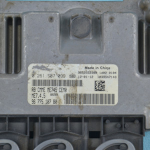 Placa <span class=keywords><strong>de</strong></span> ordenador <span class=keywords><strong>de</strong></span> motor CITRONE C3L C4 C5 C6 9807357080 ECU 0261S09818 ME7.4.5 desmontaje <span class=keywords><strong>de</strong></span> coche <span class=keywords><strong>de</strong></span> <span class=keywords><strong>segunda</strong></span> <span class=keywords><strong>mano</strong></span> - Product Image 5