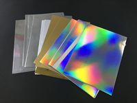Papier cartonné double face A4 A3 300gsm, feuille métallique en carton avec miroir en or et argent