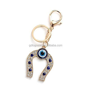 โชคดีโชคดีทองเหลืองเกือกม้าพวงกุญแจโปรดปรานขายส่งเกือกม้าพวงกุญแจ - Product Image 3