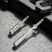 Prise audio à souder 6,35 mm (1/4 pouce) 2 pôles avec coque métallique pour câble audio de guitare électrique