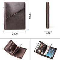 Carpeta de Archivos STX, Fabricada a Mano, Estilo Vintage, A4, de Cuero Vacuno, Carpeta Archivadora de Cuero Genuino, Carpeta para Tarjetas Coleccionables
