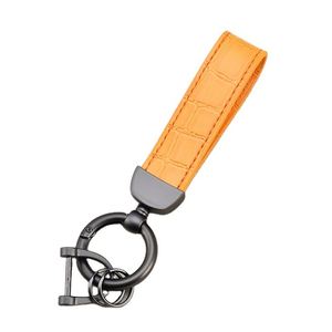 Fashion Brand Shark Pattern Keychain Small Square Wrist Rope Car <b>Key</b> <b>Ring</b> Women's <b>Bag</b> Engraved Pendant Model Car Keychain - Product Image 2