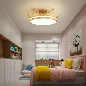 Plafonnier LED circulaire en acrylique avec étoile en forme de couronne, luminaire décoratif d'intérieur, idéal pour une chambre d'enfant, pour un garçon ou une fille, prix de gros - Product Image 3