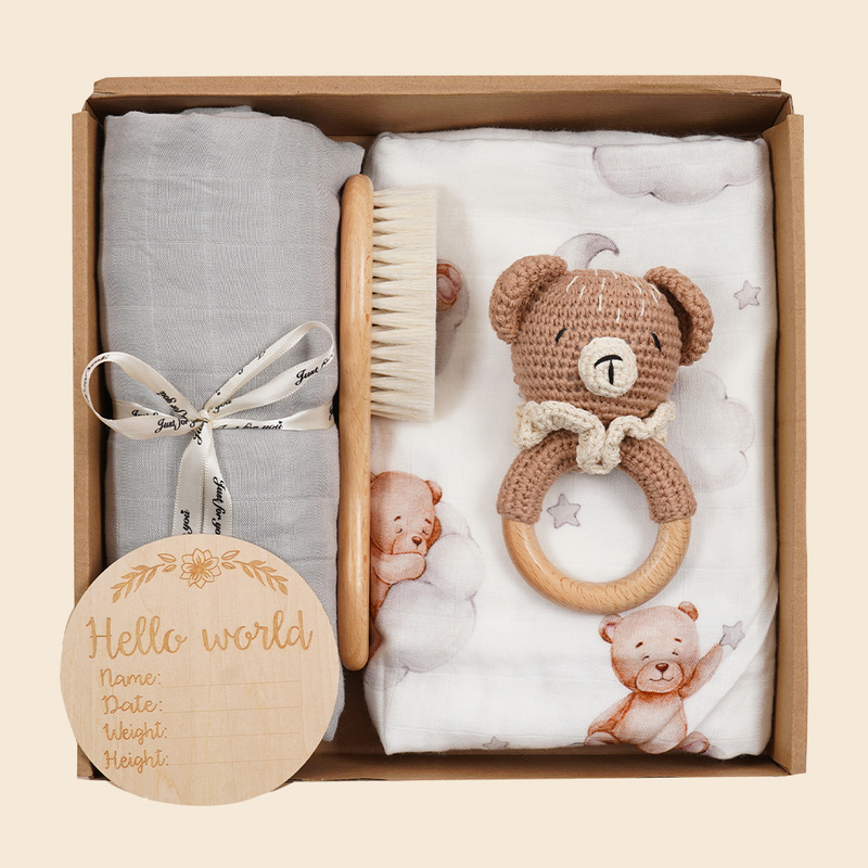 Newborn Shower Receiving Muslin Bamboo Cotton