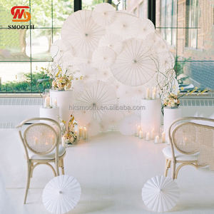 SMOOTH Wholesale DIY Decorative White Chinese <b>Paper</b> Parasol Umbrella for Wedding <b>Decoration</b> - Product Image 4
