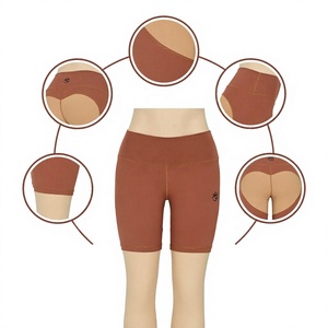 Blaze Fight Wear Yoga Booty <b>Shorts</b> Women's Customized High Rise Hot Pant Fitness Biker <b>Shorts</b> Elastic Waist Yoga <b>Leggings</b> - Product Image 1