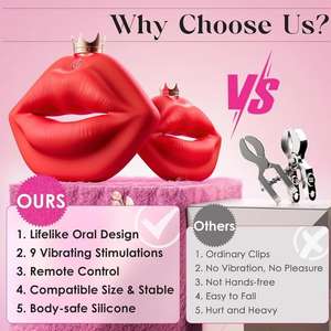 Pinzas para pezones invisibles, Juguetes sexuales, vibrador-pecho, vibradores BDSM, Control remoto, peninas para clítoris, mujeres, hombres, parejas, placer y juegos % - Product Image 4