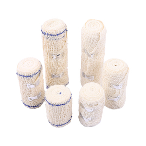 Bandage triangulaire médical souple et hautement élastique en coton crêpe, pansement de premiers secours d'urgence en gaze maillée - Product Image 4