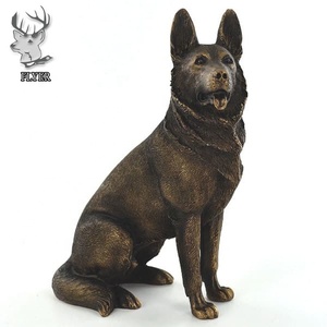 Al Aire Libre Metal Animal perro escultura decoraciones bronce latón <span class=keywords><strong>pastor</strong></span> alemán escultura estatua para la <span class=keywords><strong>venta</strong></span> - Product Image 6