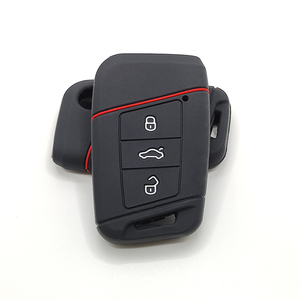 New 3-<strong>button</strong> <strong>Red</strong> Line Silicone Car <strong>Key</strong> Cover for Volkswagen Golf/jetta/gti Etc - Product Image 1