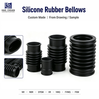 Soufflet en caoutchouc silicone personnalisé, flexible, anti-poussière, joint d'expansion EPDM pour la transformation générale des aliments et des boissons liquides