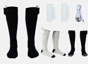 Chaussettes chauffantes portables <span class=keywords><strong>pour</strong></span> les pieds, chaussettes chauffantes avec batterie rechargeable - Product Image 4