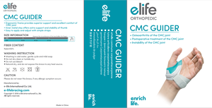 E-Life E-WR009อุปกรณ์พยุงข้อมือ,พร้อม Thumb Spica CMC Guider วางนิ้วหัวแม่มือไว้ในตำแหน่งที่ใช้งานได้ - Product Image 5