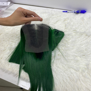 วิกผมสีเขียวไล่เฉดแบบ HD Lace  ทรงตรง  วิกผมแบบ Frontal Lace สำหรับผู้หญิงผิวสี  ขายดี  ผมแท้เวียดนาม 100% - Product Image 5