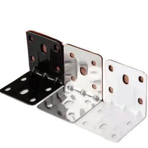 Soportes de Esquina en L de Hierro de 50x50mm, Acero Laminado en Frío, Duraderos, para Estantes de Gabinetes y Muebles de Baño - Product Image 2