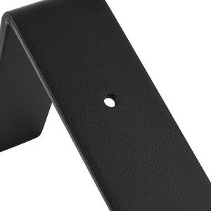 एल शेल्फ ब्रैकेट भारी शुल्क देहाती लौह धातु पाड़ काले दीवार फ्लोटिंग शेल्फ ब्रैकेट - Product Image 2