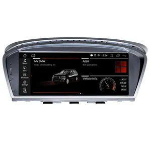 Schermo Android da 8.8 pollici Carplay autoradio serie 3 E90 CCC CIC serie 5 E60 Android 8core DVD di navigazione per bmw e60 android