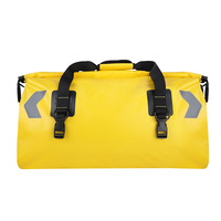 Sac polochon étanche à fermeture éclair pour selle de queue de moto sac à dos sec Sports de plein air utilisation 500D PVC bâche personnalisable