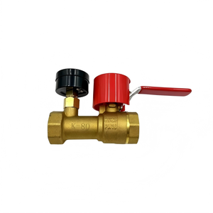 Vanne d'essai pour inspecteur de sprinkler en laiton K80 avec manomètre, vanne d'essai d'eau terminale DN25 de 1 pouce pour système d'incendie - Product Image 4