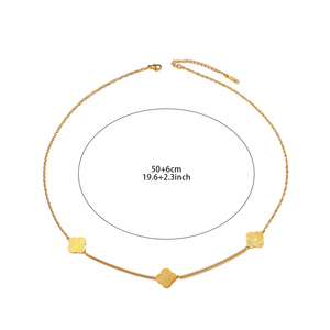 Collier en acier inoxydable PVD avec inscription Sabr <span class=keywords><strong>Shukr</strong></span> Tawakkul (Patience, Gratitude, Confiance) - Bijou de mode musulman islamique arabe - Cadeau de l'Aïd - Product Image 6
