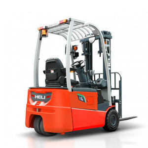 Mini chariot élévateur électrique à grappin, 3 roues, 1,6t, kit d'étanchéité, raccord de tuyau Stihl, brosse de lavage de camion, pneu plein 6-50-10 - Product Image 3