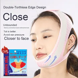 Dispositivo Anti-apertura correttore viso per adulti bambini cotone per la respirazione della bocca sonno artefatto a bocca chiusa per assistenza sanitaria adenoide - Product Image 5