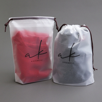 Sac de rangement en plastique pour maquillage, vêtements, emballage, personnalisé, imprimé, durable, en EVA PE, résistant à l'humidité, debout