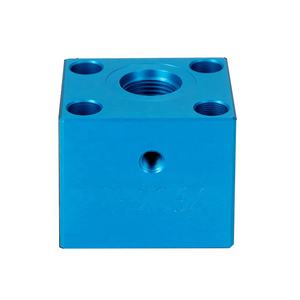 Distributor katup suspensi udara aluminium Aloi, suku cadang mobil aluminium Universal Distributor katup Solenoid Blok 8 sudut - Product Image 3