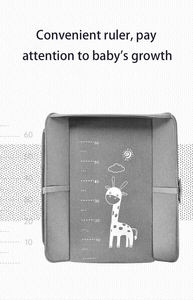 Lit d'enfant portable moderne en alliage d'aluminium, réglable en hauteur sur 3 niveaux, pliable, roues universelles, capacité 50 lb, couleur personnalisée, hôtel, <span class=keywords><strong>parc</strong></span> - Product Image 4