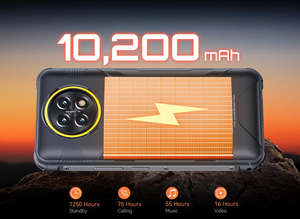 Smartphone robuste Kingkong ACE 5 4G Android 16 6,745'' HD+ avec appareil photo principal 48MP, IP69K, 10200mAh, 33W PD, 8+256 Go, 120 Hz, téléphone portable Cubot - Product Image 5