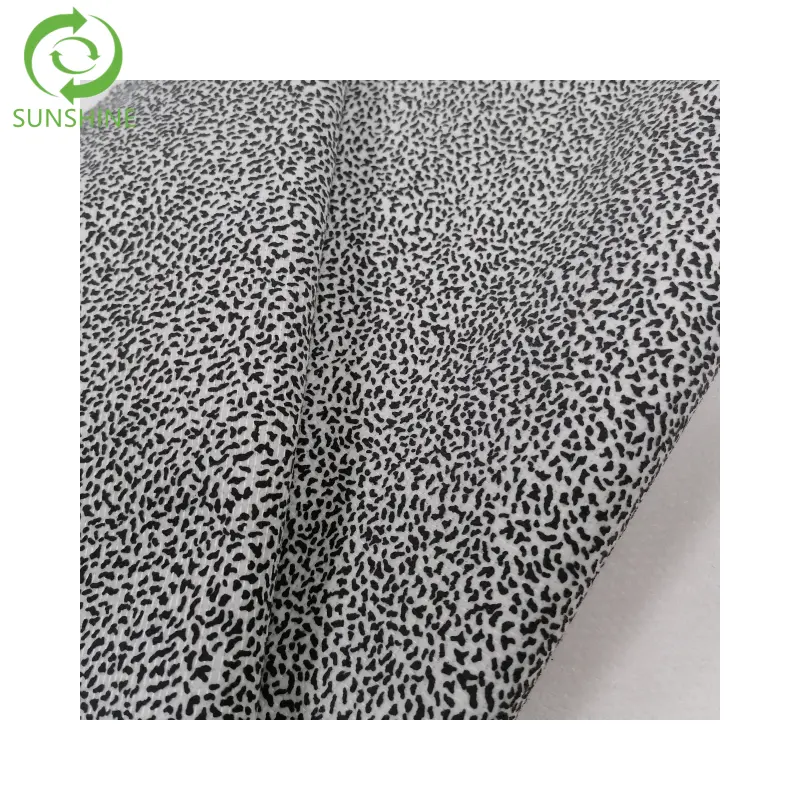 Stitchbond nonwoven fabric Rolls irregular pattern pet nonwoven fabric+foaming agent sewing fabric use for Mattress