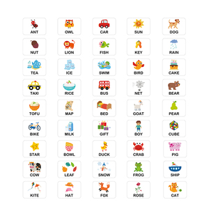 ตัวอักษรภาษาอังกฤษ<span class=keywords><strong>สะกด</strong></span><span class=keywords><strong>คำ</strong></span><span class=keywords><strong>ป</strong></span>ริศนาสำหรับเด็กปฐมวัยของเล่นฝึกภาษาอังกฤษการ์ดฝึกความจำของเล่นเพื่อการศึกษา - Product Image 2