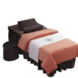 Sprei Salon Kecantikan Kelas Tinggi, Empat Buah Set Empat Musim, Sprei Pijat Spa Universal-2