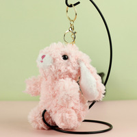 Peluche Lapin Mignon, Jouet en Peluche Lapin Adorable, Poupée Réconfortante Anti-Stress, Oreilles Longues, Peluche Super Douce 13cm en Polyester