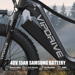 Bicicleta Eléctrica de Montaña con Llantas Gruesas de 26 Pulgadas, 48V 15AH 750W, Multimodo, 7 Velocidades, Pantalla LCD, Deportiva para Adultos, en Existencia en EE. UU. - Product Image 4