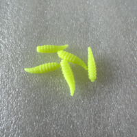Leurre souple imprimé Bellance Souce Factory Holesale Water Sharptail Maggot Bait 16mm 0.15g
