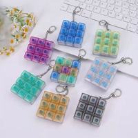 Christmas Gift Factory Direct Sales Lighted Nine Key Wholesale High-Transparency Keycaps Decompression Mechanical Highly Popular