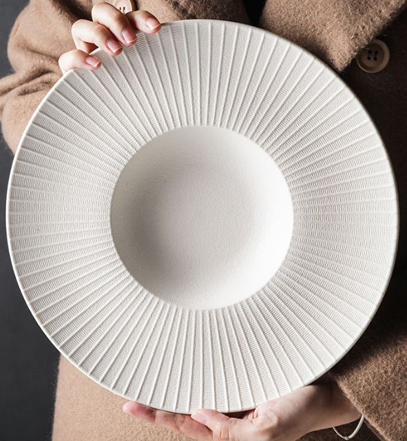 Plato de pasta de 11 pulgadas - Blanco