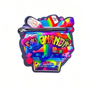 Logo personnalisé 3.5 sacs en mylar emballage résistant aux enfants sacs découpés à l'emporte-pièce anti-odeurs pour les cookies arrose - Product Image 4