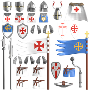 DT8910 Mittelalterliche Silberne Schwere Rüstung Krieger-<span class=keywords><strong>Ritter</strong></span> Actionfiguren Baustein-Sammlung Spielzeug-Schild Zubehör Weihnachtsgeschenk - Product Image 2