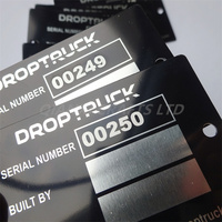 Código QR personalizado Número de serie Etiqueta de aluminio Etiqueta de logotipo de código de barras de metal